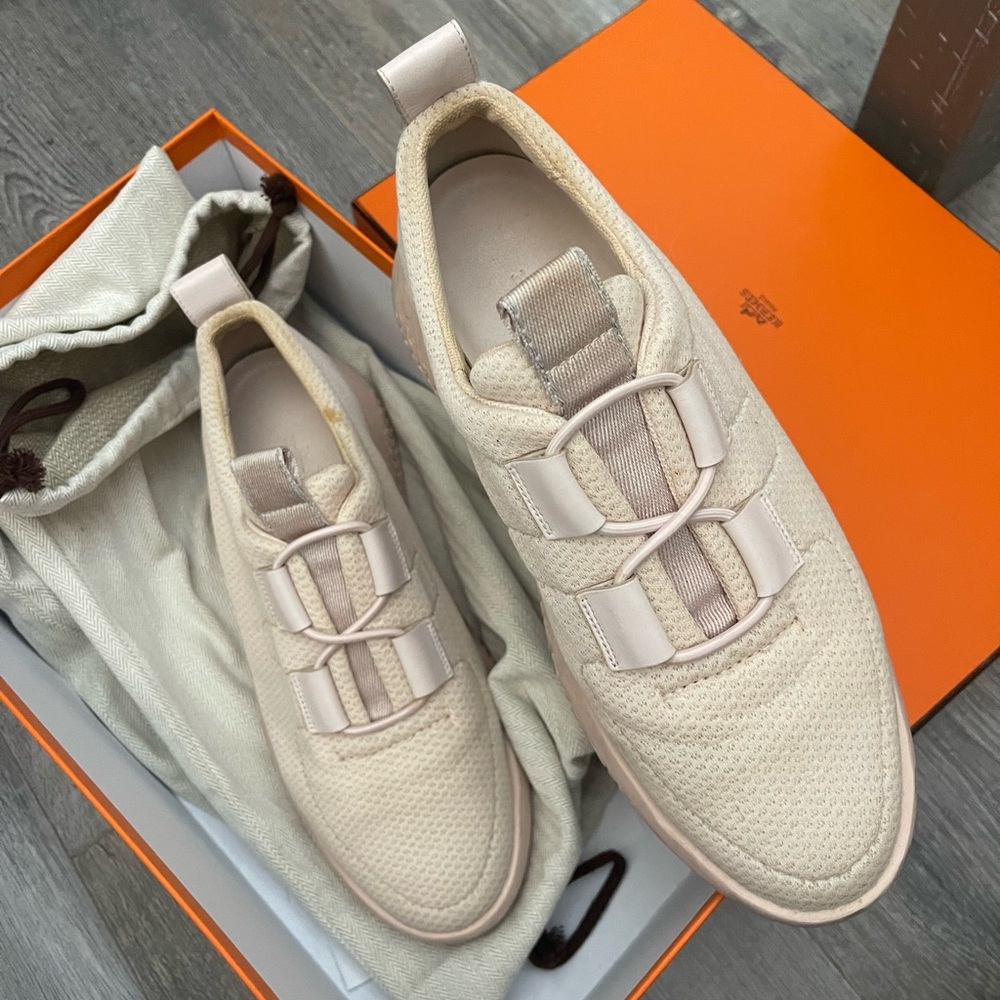 Hermes Sneakers Pink size 38